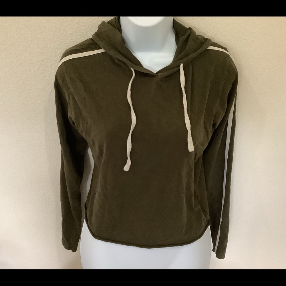On Fire Cropped Hoodie